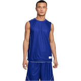Mens PosiCharge Mesh Reversible Sleeveless Tee 4X - Large True Royal Tank Top