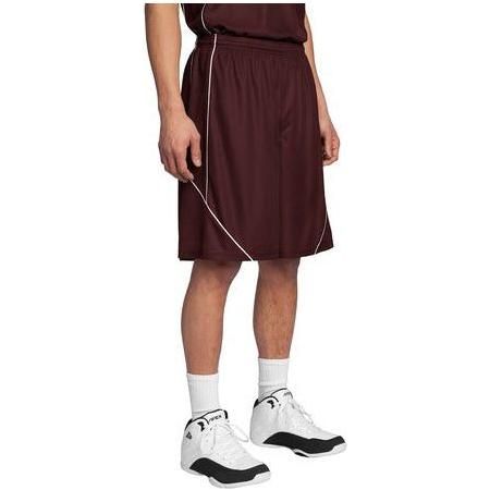 Men's PosiCharge Mesh™ Reversible Spliced Short Maroon Large