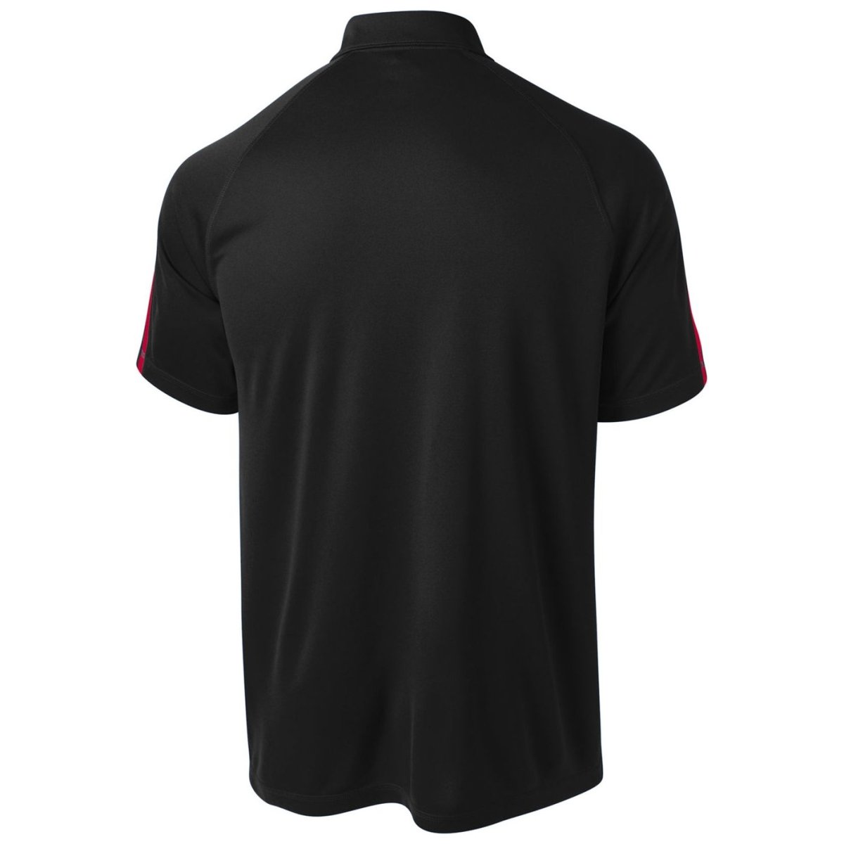 Men's PosiCharge Micro - Mesh Colorblock Polo Black / Red X - Small Polos/Knits