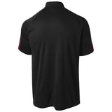 Men's PosiCharge Micro - Mesh Colorblock Polo Black / Red X - Small Polos/Knits