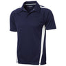 Men's PosiCharge Micro - Mesh Colorblock Polo True Navy / White X - Small Polos/Knits