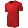 Men's PosiCharge Tough Mesh Full - Button Jersey X - Small True Red