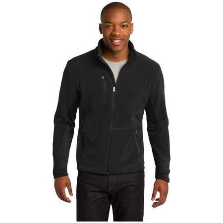 Mens Pro Fleece Full - Zip Jacket 2X - Large Black/Black Jackets