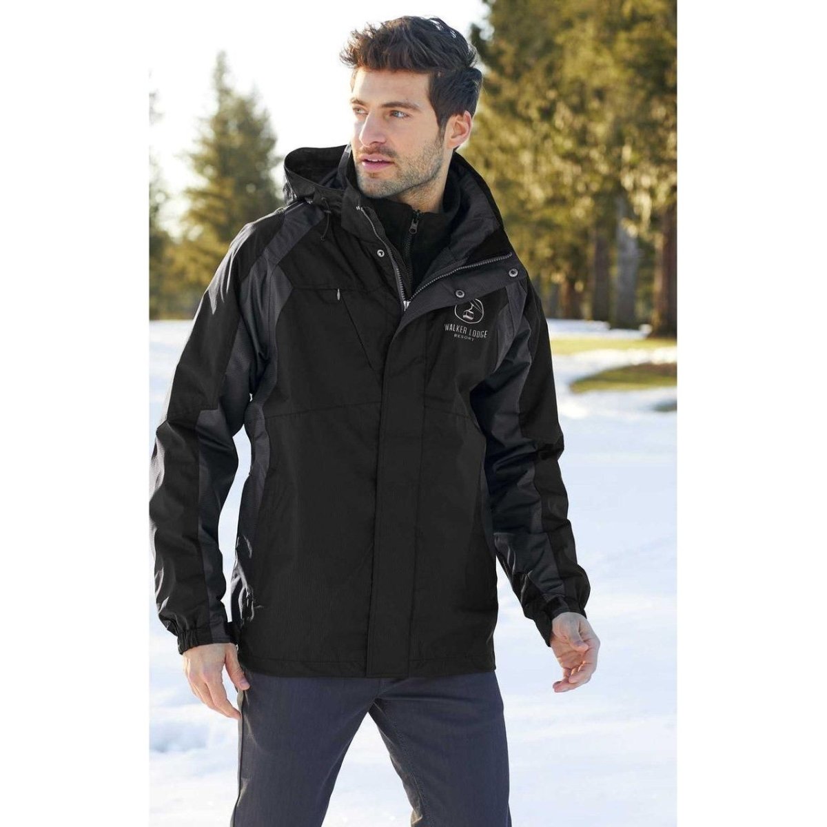 Men's Ranger 3 - in - 1 Jacket Black/Ink Grey X - Small Insulated Jackets