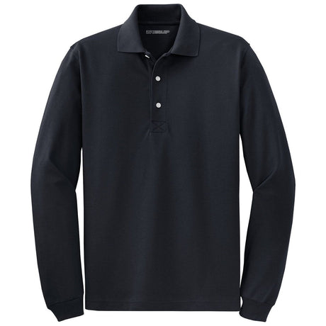 Men's Rapid Dry™ Long Sleeve Polo Classic Navy X - Small Polos/Knits