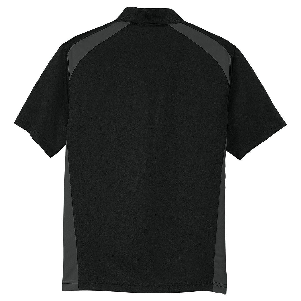 Men's Select Snag - Proof Two Way Colorblock Pocket Polo Black/Charcoal X - Small Polos/Knits