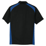 Men's Select Snag - Proof Two Way Colorblock Pocket Polo Black/Royal X - Small Polos/Knits