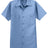 Men's Short Sleeve Industrial Work Shirt Small Petrol Blue Work Shirts
