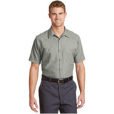 Men's Short Sleeve Industrial Work Shirt Small White Work Shirts