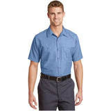 Men's Short Sleeve Industrial Work Shirt Small White Work Shirts