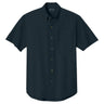 Men's Short Sleeve Twill Shirt Classic Navy X - Small