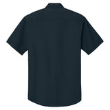 Men's Short Sleeve Twill Shirt Classic Navy X - Small