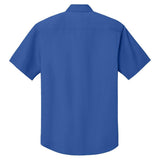 Men's Short Sleeve Twill Shirt Classic Navy X - Small