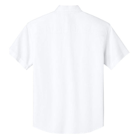 Men's Short Sleeve Twill Shirt Khaki X - Small