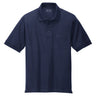 Men's Silk Touch™ Polo with Pocket Navy X - Small Polos/Knits