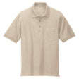 Men's Silk Touch™ Polo with Pocket Stone X - Small Polos/Knits