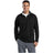 Mens Sport - Wick 1/4 - Zip Fleece Pullover X - Small Black/Silver