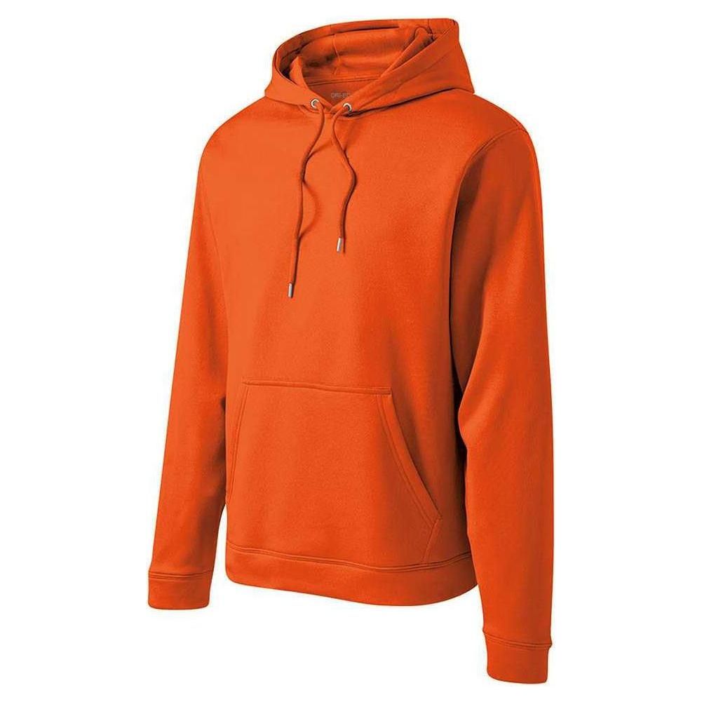 Mens Sport - Wick Fleece Hooded Pullover X - Small Black