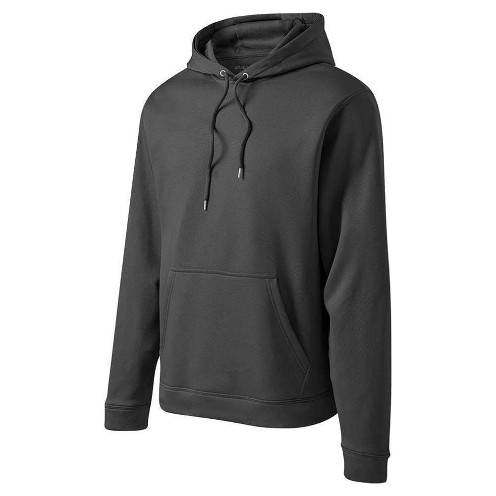 Mens Sport - Wick Fleece Hooded Pullover X - Small Black