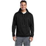 Mens Sport - Wick Fleece Hooded Pullover X - Small Black