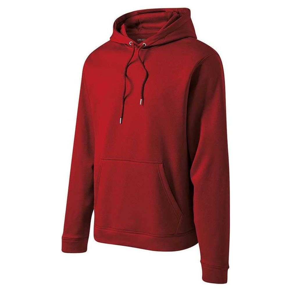Mens Sport - Wick Fleece Hooded Pullover X - Small Black