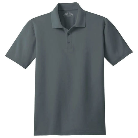 Mens Stain - Resistant Polo X - Small Steel Grey Polos/Knits