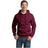 Mens Super Sweat - Pullover Hooded Sweatshirt Small Maroon Sweatshirts