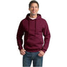 Mens Super Sweat - Pullover Hooded Sweatshirt Small Maroon Sweatshirts