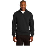 Mens Tall 1/4 - Zip Sweatshirt 2X - Large Tall Black Zip Hoodies