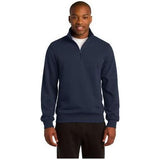 Mens Tall 1/4 - Zip Sweatshirt Large Tall True Navy Zip Hoodies
