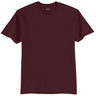 Mens Tall 50/50 Cotton/Poly T-Shirts Large Tall Athletic Maroon Short Sleeve T-Shirts