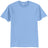 Mens Tall 50/50 Cotton/Poly T-Shirts Large Tall Light Blue Short Sleeve T-Shirts