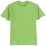 Mens Tall 50/50 Cotton/Poly T-Shirts Large Tall Lime Green Short Sleeve T-Shirts