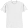 Mens Tall 50/50 Cotton/Poly T-Shirts Large Tall White Short Sleeve T-Shirts