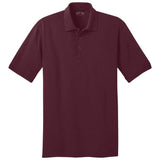 Men's Tall 5.5 - Ounce Jersey Knit Polo Athletic Maroon Large Tall Polos/Knits