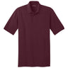 Men's Tall 5.5 - Ounce Jersey Knit Polo Athletic Maroon Large Tall Polos/Knits