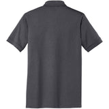 Men's Tall 5.5 - Ounce Jersey Knit Polo Charcoal Large Tall Polos/Knits