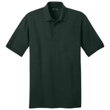 Men's Tall 5.5 - Ounce Jersey Knit Polo Dark Green Large Tall Polos/Knits
