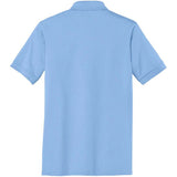 Men's Tall 5.5 - Ounce Jersey Knit Polo Light Blue Large Tall Polos/Knits