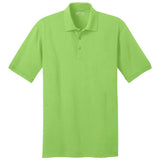 Men's Tall 5.5 - Ounce Jersey Knit Polo Lime Large Tall Polos/Knits