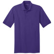 Men's Tall 5.5 - Ounce Jersey Knit Polo Purple Large Tall Polos/Knits