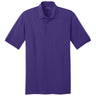 Men's Tall 5.5 - Ounce Jersey Knit Polo Purple Large Tall Polos/Knits
