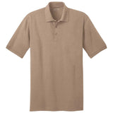 Men's Tall 5.5 - Ounce Jersey Knit Polo Sand Large Tall Polos/Knits