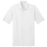 Men's Tall 5.5 - Ounce Jersey Knit Polo White Large Tall Polos/Knits
