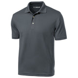 Men's Tall Dri - Mesh Polo Steel Grey Large Tall Polos/Knits