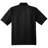 Mens Tall Dry Zone Ottoman Polo Black Large Tall Polos/Knits