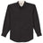 Men's Tall Long Sleeve Easy Care Shirt Black/ Light Stone Large Tall