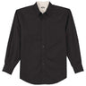 Men's Tall Long Sleeve Easy Care Shirt Black/ Light Stone Large Tall