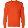 Mens TALL Long Sleeve Essential T-Shirt with Pocket Large Tall Orange Short Sleeve T-Shirts