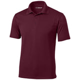 Men's Tall Micropique Polo Maroon Large Tall Polos/Knits